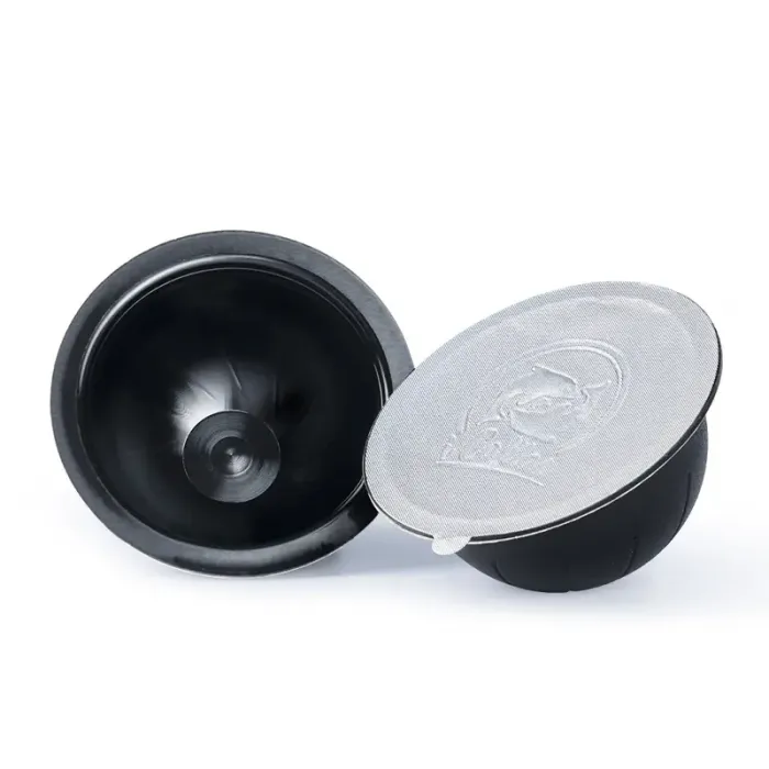 Capsulă reutilizabilă și capace din aluminiu pentru Nespresso Vertuo