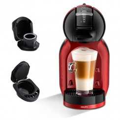Espressor 3 în 1 Krups Dolce Gusto KP123H10 Mini Me – Roșu + Adaptor Nespresso și Adaptor pentru cafea măcinată