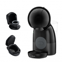 Espressor 3 în 1 Krups Dolce Gusto KP1A3B10 Piccolo XS – Negru + Adaptor Nespresso și Adaptor pentru cafea măcinată