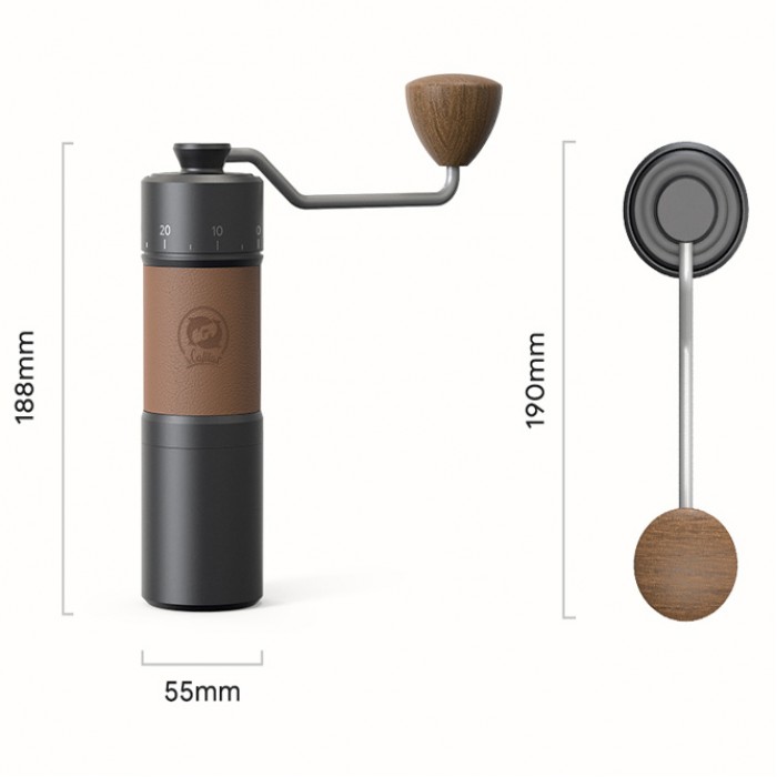 Râșniță manuală de cafea cu reglaj extern iCafilas