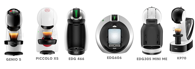 Aparate de cafea compatibile cu adaptorul pentru cafea măcinată Dolce Gusto