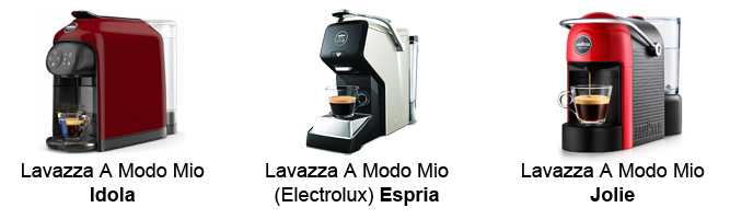 Aparate de cafea compatibile cu capsula metalică pentru Lavazza Mio