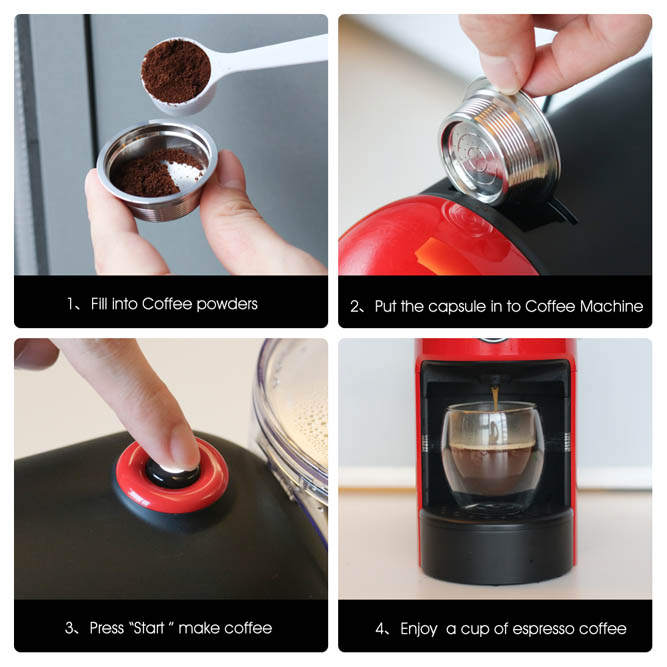 Mod de utilizare a capsulei metalice pentru Lavazza Mio